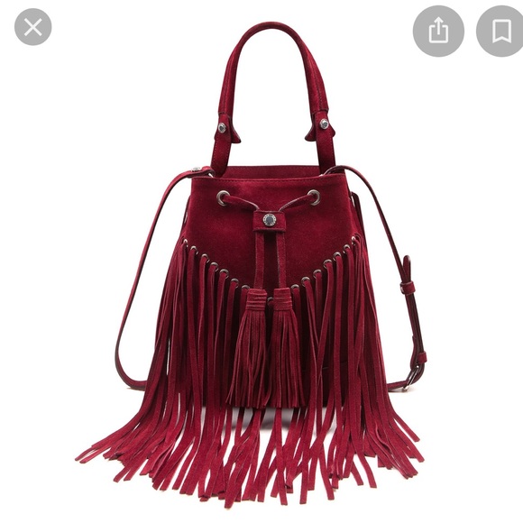 Sandro Handbags - Sandro fringe crossbody bag